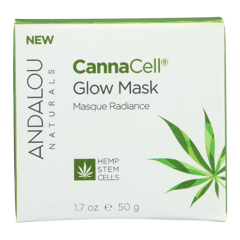 Andalou Naturals Brightening and Refining Cannacell Glow Mask - 1.7 Oz - Cozy Farm 