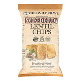 The Daily Crave Lentil Chip Smoked Gouda (Pack of 8 - 4.25 Oz.) - Cozy Farm 