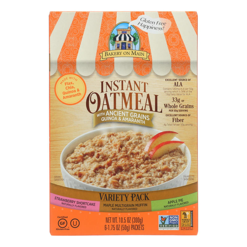 Bakery On Main Instant Oatmeal (Pack of 6) 10.5 Oz - Cozy Farm 