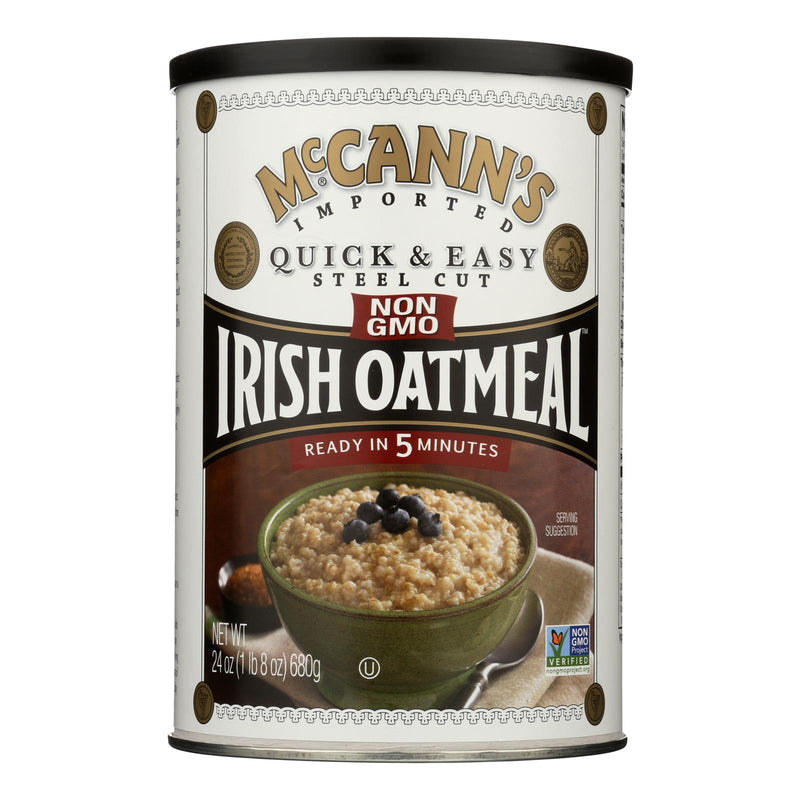 Mc Cann's Irish Oatmeal Quick & Easy Steel Cut - 24 Oz. - Case of 12 - Cozy Farm 