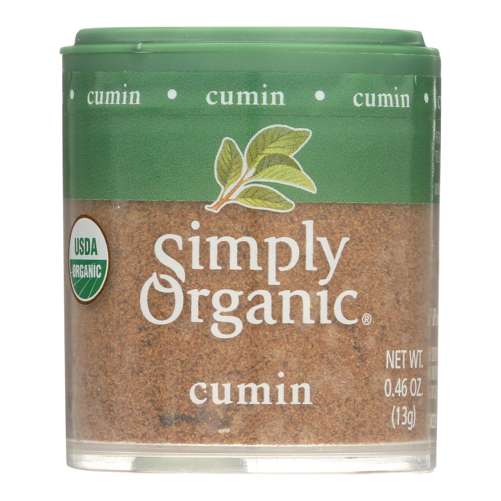 Simply Organic Cumin Seed - Organic - Ground - .46 Oz - Case Of 6 - Cozy Farm 