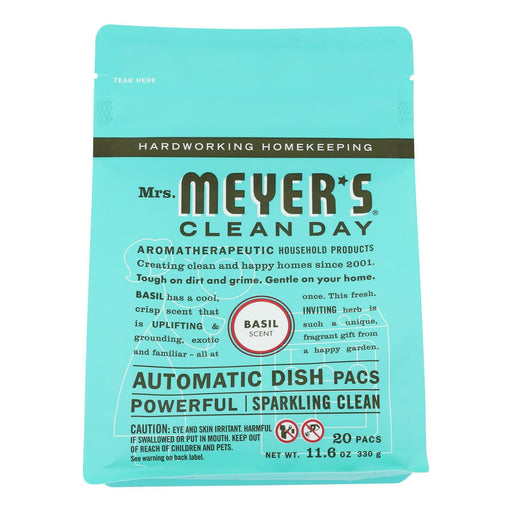 Mrs. Meyer's Clean Day Basil Automatic Dishwasher Packs - 12.7 Oz - Cozy Farm 