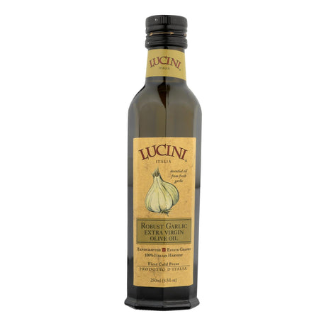 Lucini Italia Robust Garlic Infused EVOO (Pack of 6) - Cozy Farm 