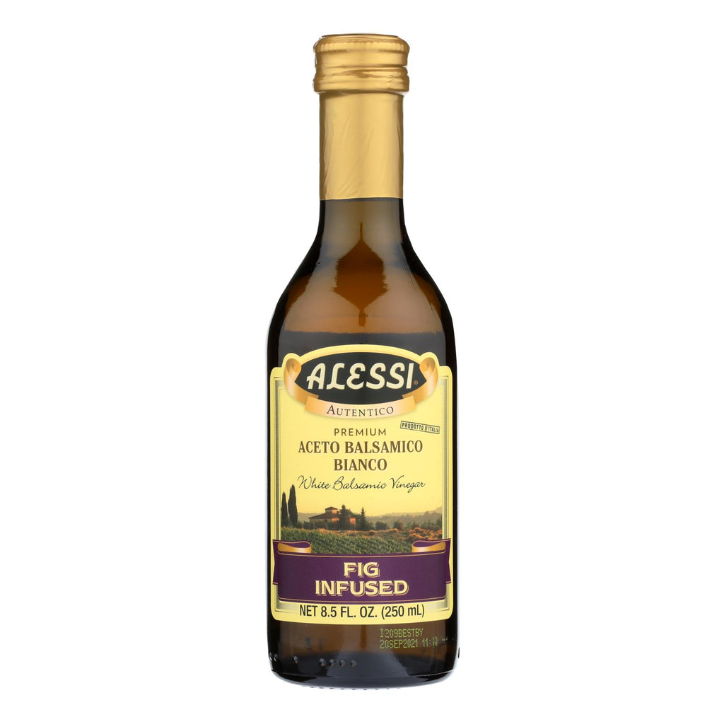 Alessi White Balsamic Fig Infused Vinegar (Pack of 6 - 8.5 Fl Oz.) - Cozy Farm 