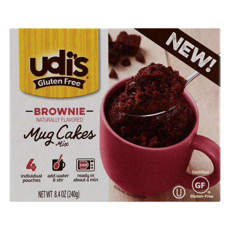 Udi's - Mix Mug Cake Brownie - 8.4 Oz - Case of 6 - Cozy Farm 