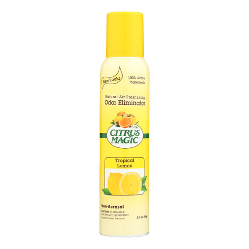 Citrus Magic Natural Odor Eliminating Air Freshener - Tropical Lemon - 3.5 Fl Oz - Cozy Farm 