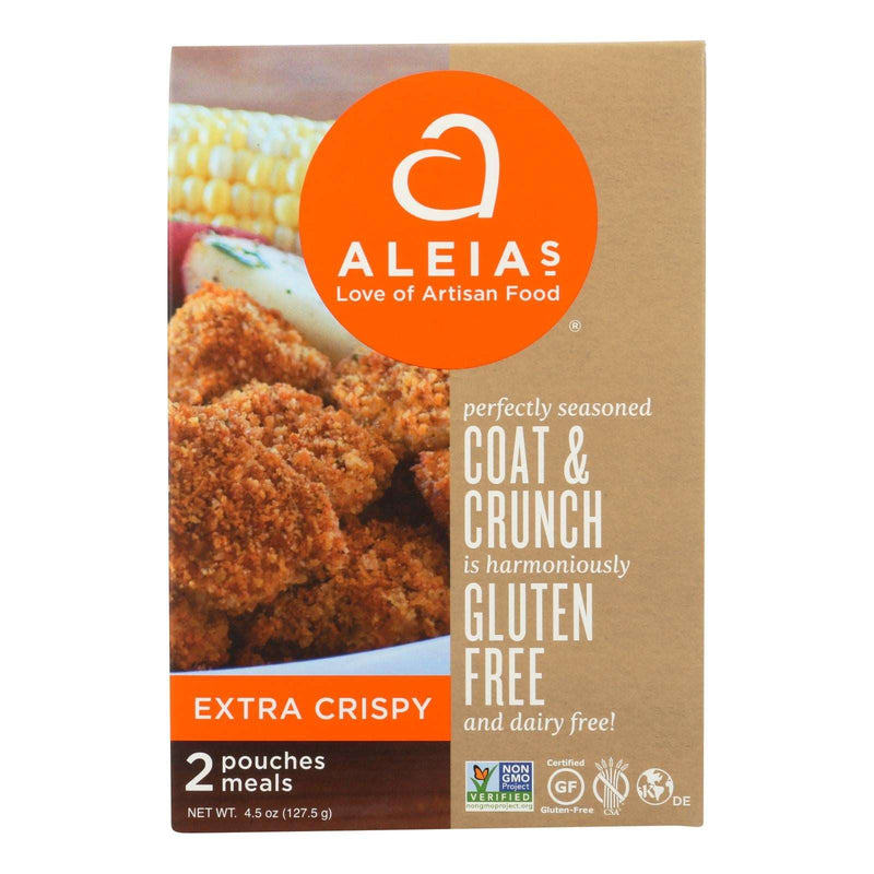 Aleia's Extra Crispy Coated & Crunched Breading, 8 x 4.5 Oz. - Cozy Farm 