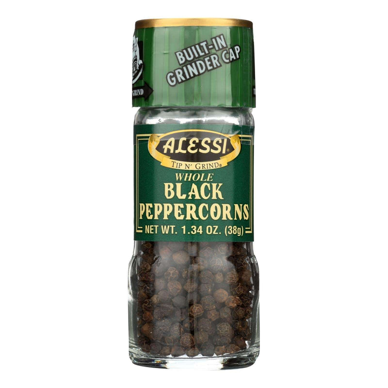 Alessi Premium Black Peppercorns (Pack of 6 - 1.34 Oz.) - Cozy Farm 