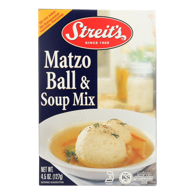 Streit's Homestyle Matzo Ball and Soup Mix (Pack of 12 - 4.5 Oz.) - Cozy Farm 