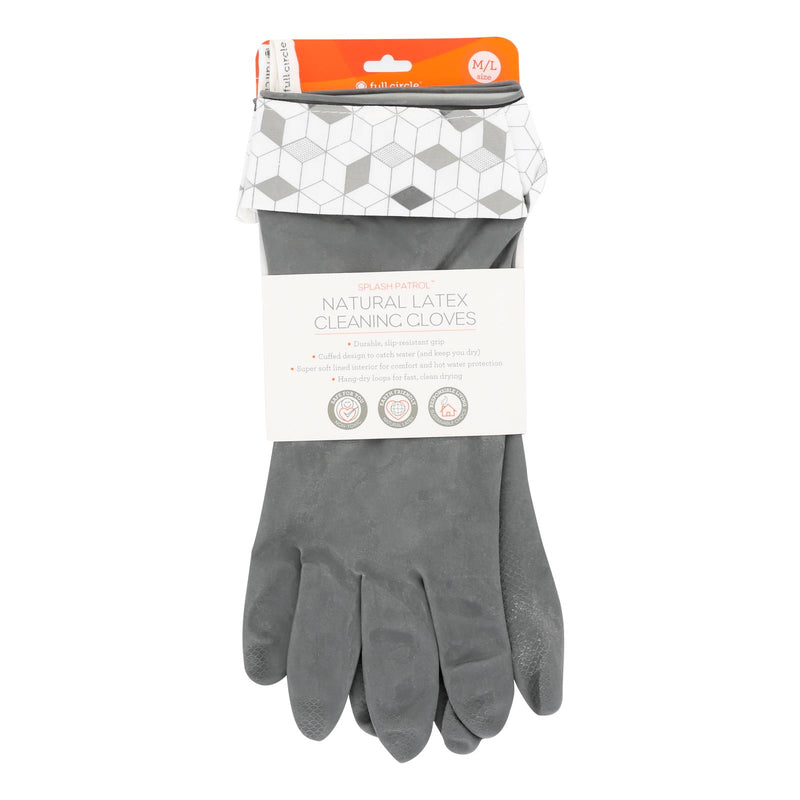 Full Circle Home Splash Patrol Eco-Friendly Gloves - Value Pack of 6 - Medium/Large - Cozy Farm 