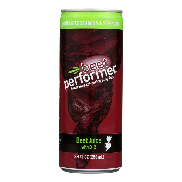Beet Performer Beet Juice 12-Pack: B12 Boost with 8.4 Fl Oz. per Bottle - Cozy Farm 