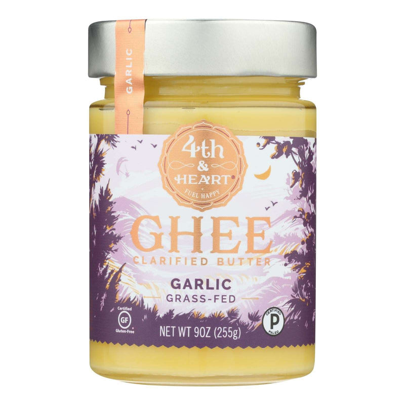 4th And Heart Garlic Infused Ghee (6 Pack, 9 Oz. Each) - Cozy Farm 