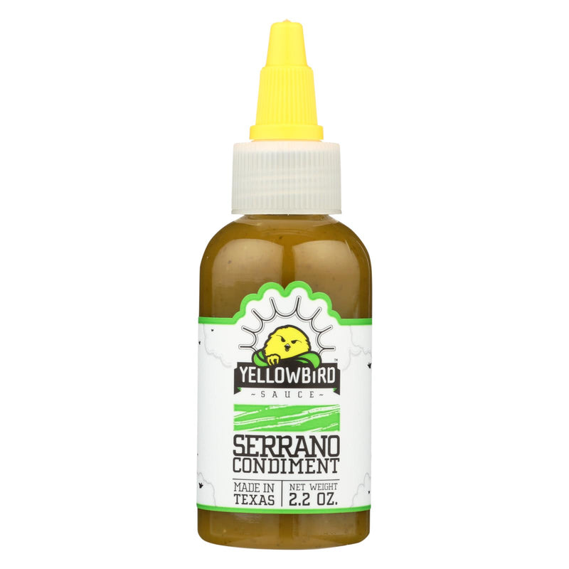 Yellowbird Serrano Condiment (Pack of 12 - 2.2 Oz.) - Cozy Farm 