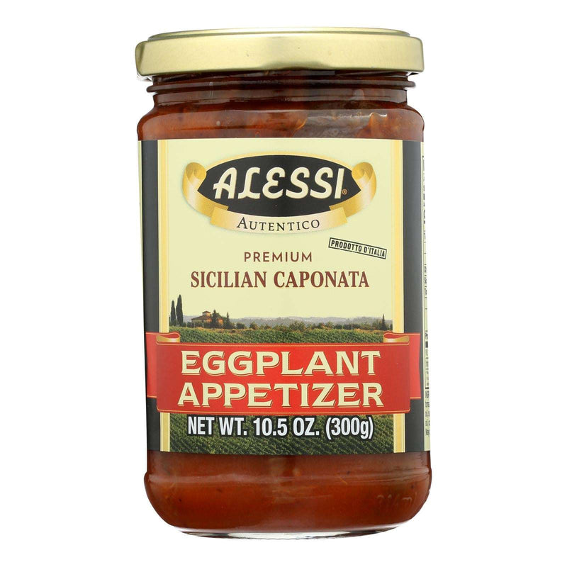 Alessi - Eggplant Appetizer - Caponata - Case Of 12 - 10.5 Oz. - Cozy Farm 