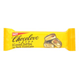 Chocolove Almond Toffee Dark Chocolate Bars - Case of 12, 1.41 Oz Each - Cozy Farm 