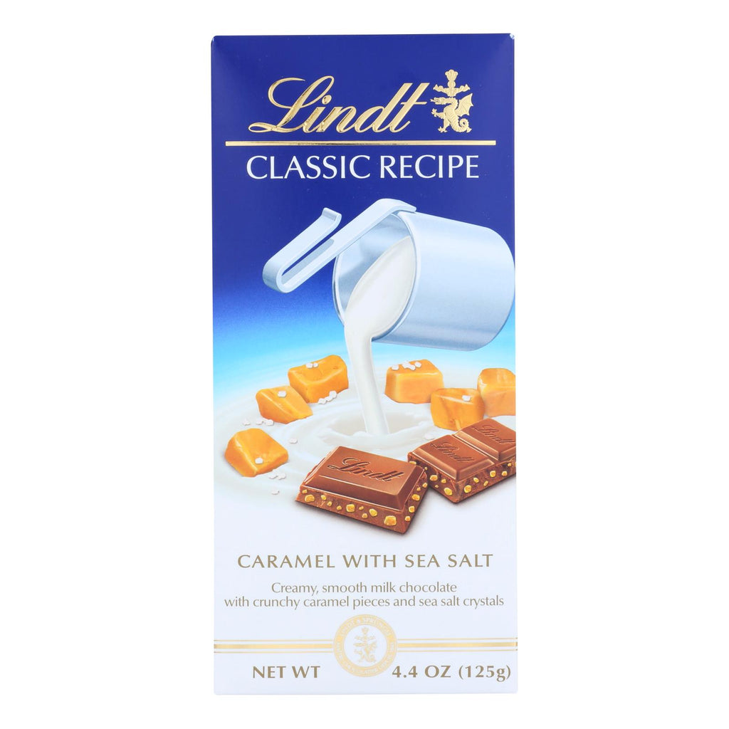 Lindt, Lindor, Milk Chocolate, Caramel With Sea Salt - Case Of 12 - 4.4 Oz - Cozy Farm 