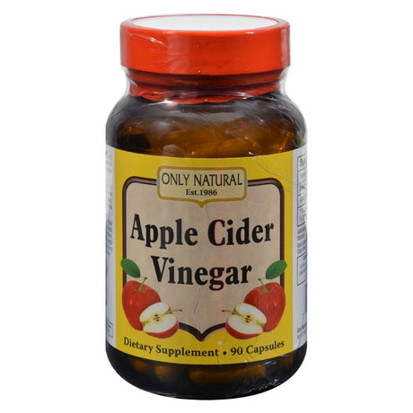 Only Natural Apple Cider Vinegar - 500mg - Pack of 90 Capsules - Cozy Farm 