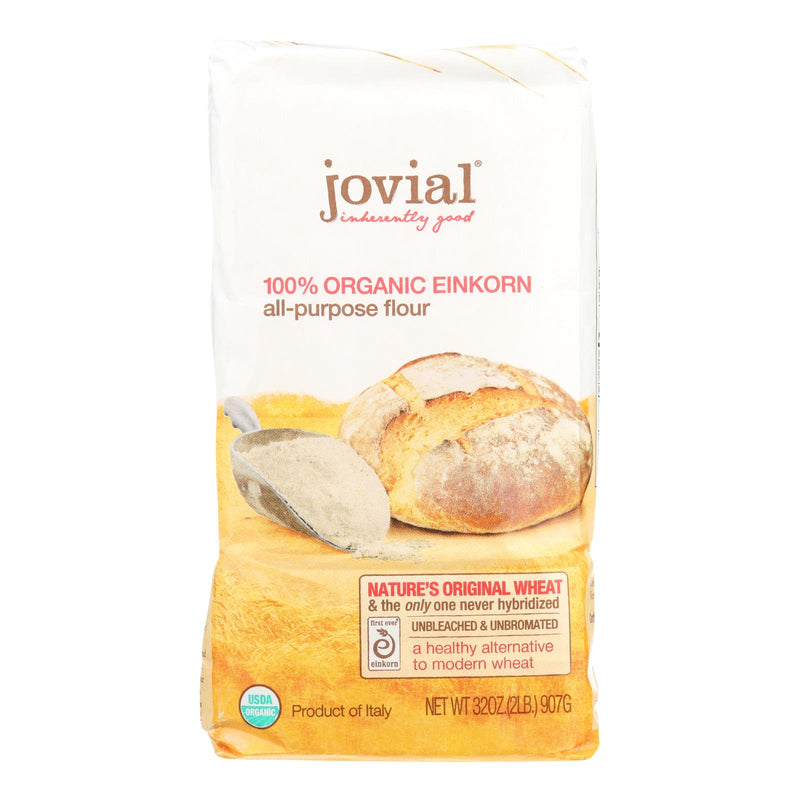 Jovial Organic Einkorn All-Purpose Flour, 32 Oz, Case of 10 - Cozy Farm 