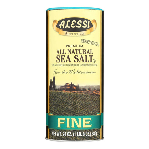 Alessi Mediterranean Sea Salt Fine (6 Pack, 24 Oz. Each) - Cozy Farm 
