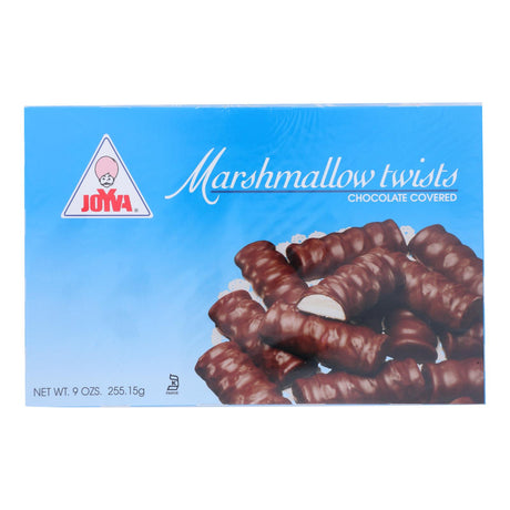 Joyva Chocolate-Covered Marshmallow Twists (Pack of 24 - 9 Oz.) - Cozy Farm 