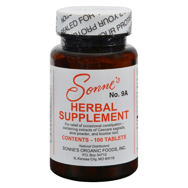 Sonne's No. 9a Herbal Supplement (Pack of 100 Tablets) - Cozy Farm 
