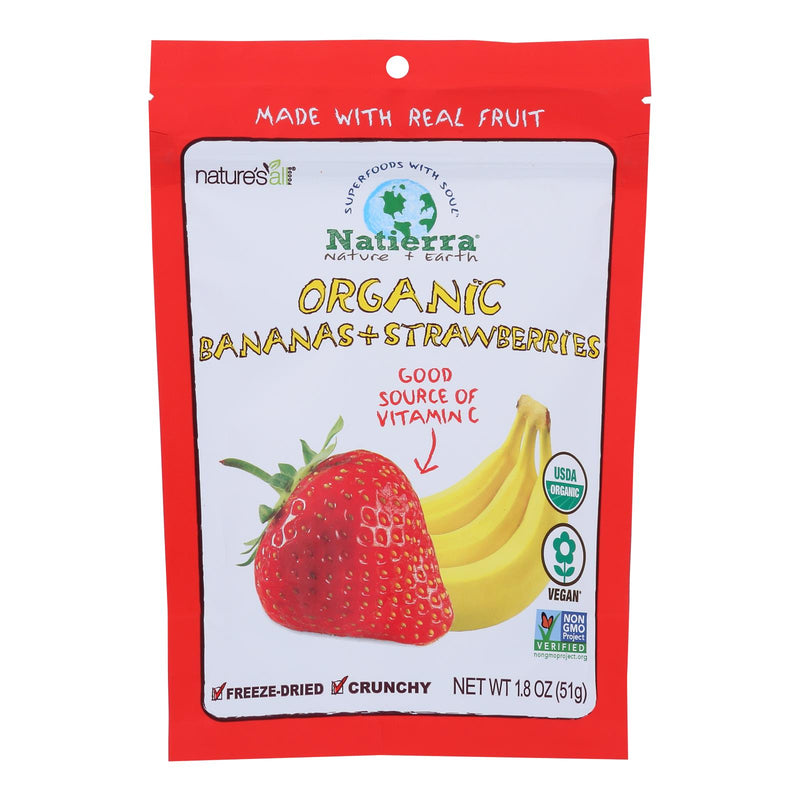 Natierra Freeze-Dried Bananas & Strawberries | 21.6 Oz. Value Pack - Cozy Farm 