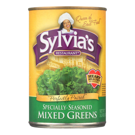 Sylvia's Premium Mixed Greens, 12-Pack, 14.5 Oz. - Cozy Farm 