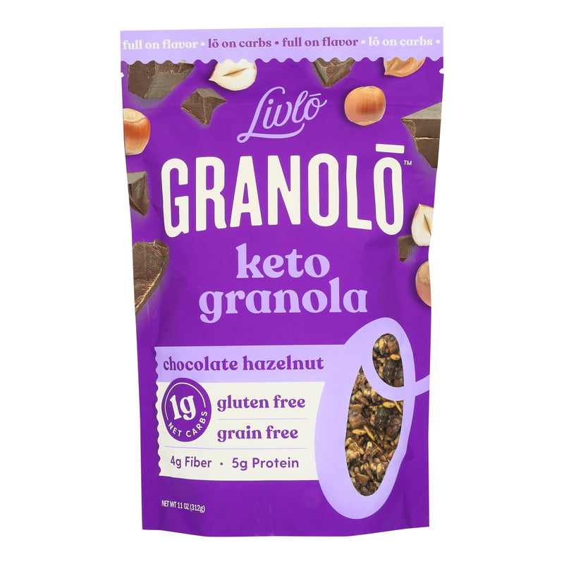 Livlo - Granola Keto Chocolate Hazelnut - 1 Each 1-11 Oz - Cozy Farm 