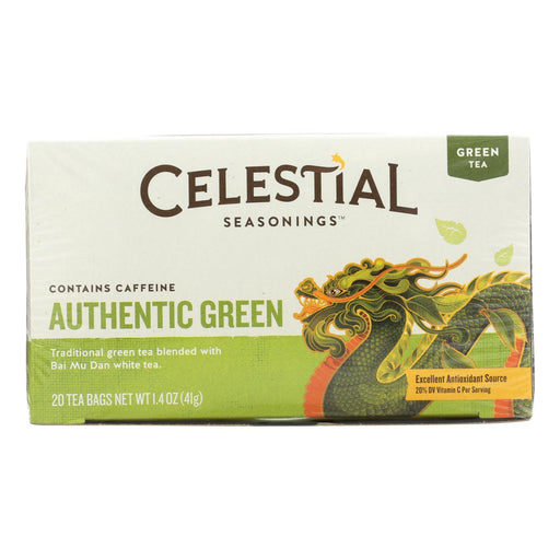 Celestial Seasonings Authentic Green Tea, 6-Pack of 20-Count Boxes - Cozy Farm 