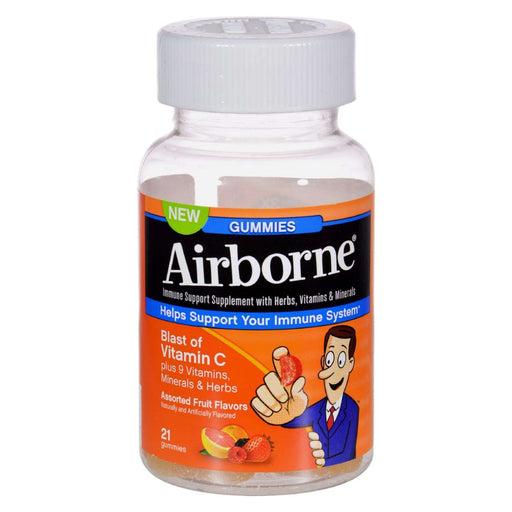 Airborne Vitamin C Immune Support Gummies, Assorted Fruit Flavors (21 ct.) - Cozy Farm 