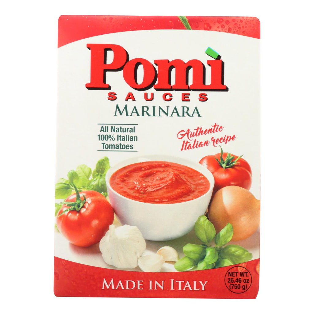 Pomi Tomatoes Marinara Sauce - Case Of 12 - 26.46 Fl Oz. - Cozy Farm 