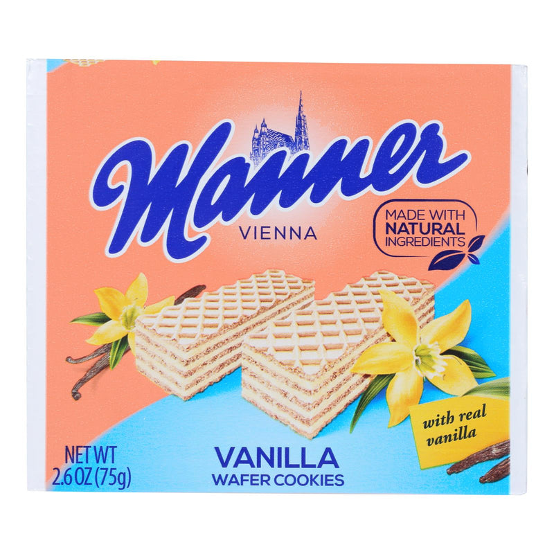 Manner Vanilla Wafers (Pack of 12 - 2.65 Oz.) - Cozy Farm 