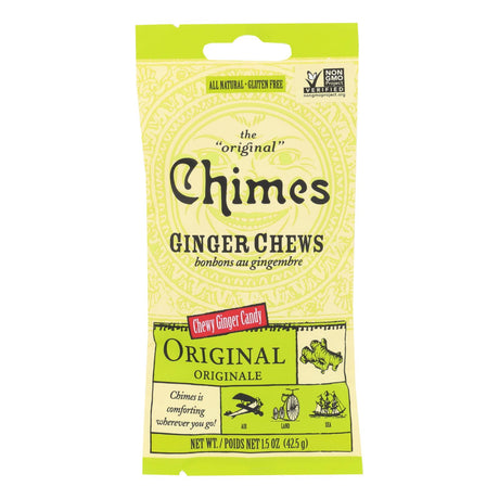Chimes Original Refreshing Ginger Chews - 12-Pack, 1.5 Oz. Each - Cozy Farm 