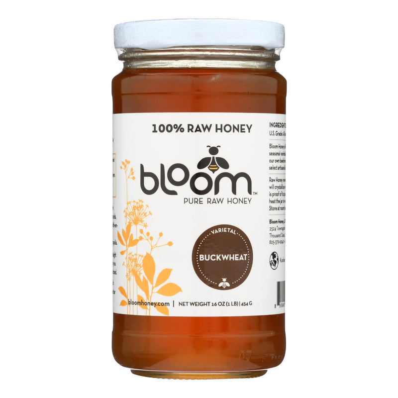 Bloom Honey - Buckwheat Honey - 16 Oz. Case of 6 - Cozy Farm 
