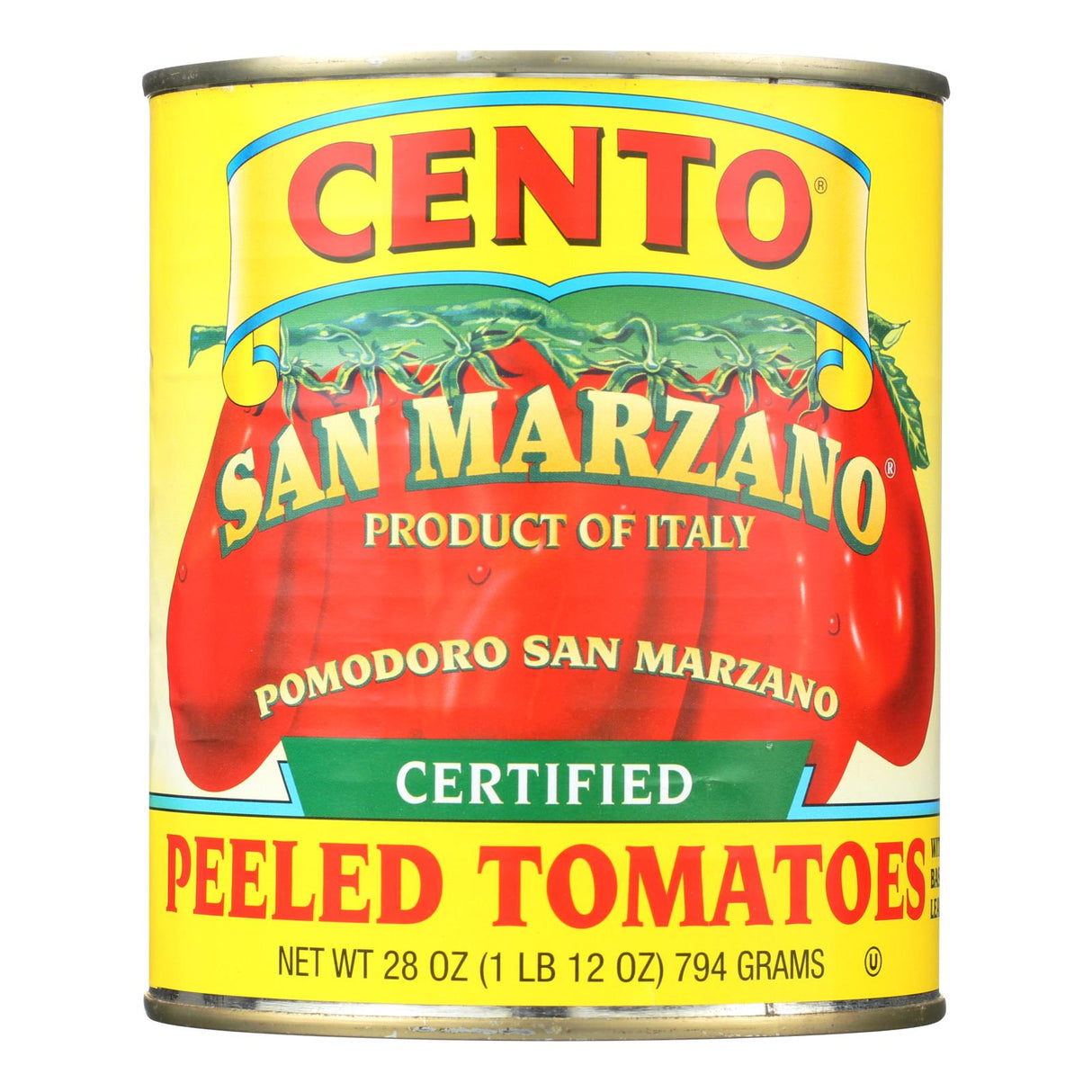 Cento Peeled Tomatoes, 28 Oz. Case - Cozy Farm 