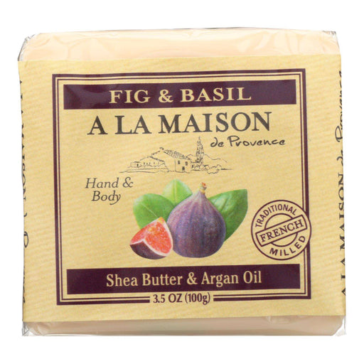 A La Maison Luxurious Fig and Basil Bar Soap (Pack of 6 - 3.5 Oz.) - Cozy Farm 
