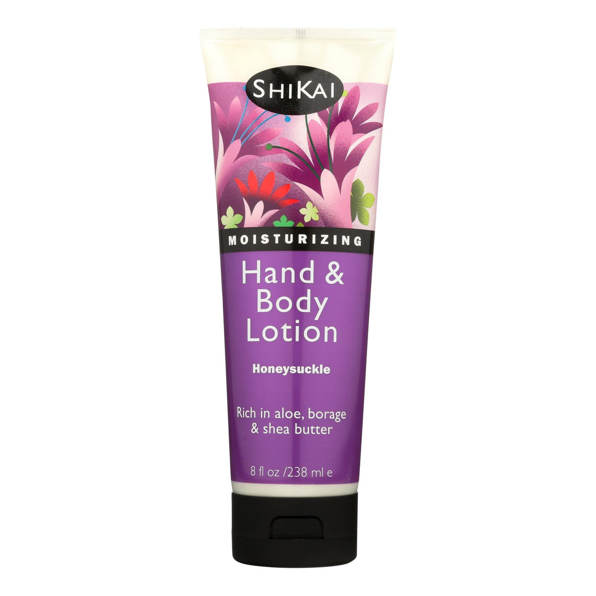 Shikai Naturals Hand and Body Lotion, Honeysuckle Scent, 8-Ounce Pack - Cozy Farm 