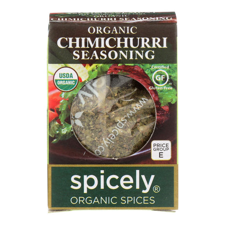 Spicely Organics Organic Chimichurri Seasoning (Pack of 6 - 0.1 Oz.) - Cozy Farm 