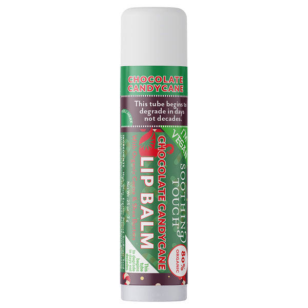 Soothing Touch - Organic Chocolate Lip Balm, 0.25 oz (Pack of 12) - Natural Skin Care