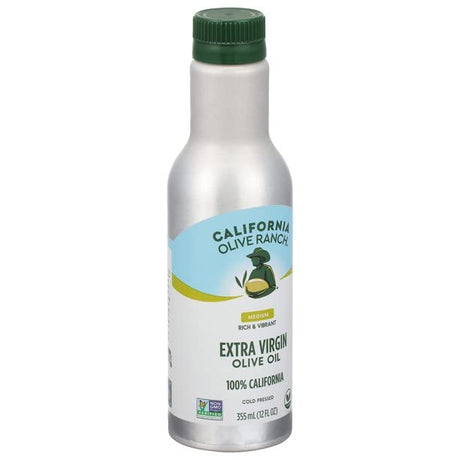 California Olive Ranch - EVOO Medium, 12 fl oz (Case of 6) - Cold Pressed Oil