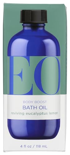 Eo Products - Eucalyptus Lemon Bath Oil, 4 fl oz - Aromatherapy Relaxation