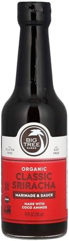 Big Tree Farms Organic Sriracha Sauce, 10 fl oz (Pack of 6) - Gluten-Free Condiment
