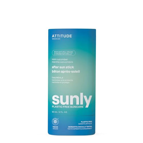 Attitude After Sun - Cucumber Mint, 2 oz - Soothing Skin Relief