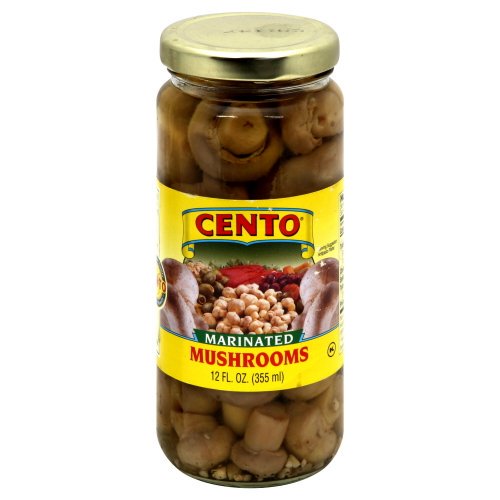 Cento Marinated Mushrooms - Bulk 12-Pack with Individual 12 Oz Containers - Cozy Farm 