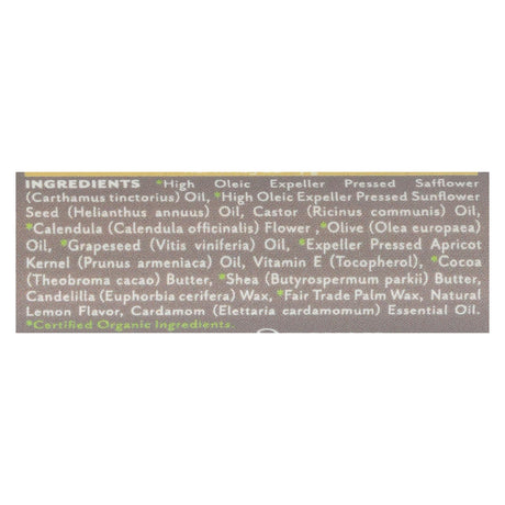 List of ingredients on a product label with a white background
