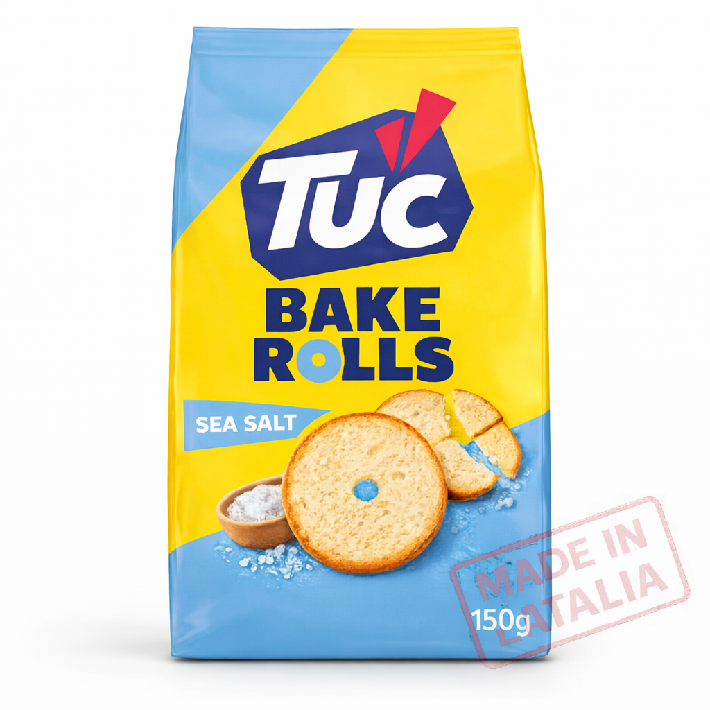 Saiwa TUC Bake Rolls Sea Salt, 150g