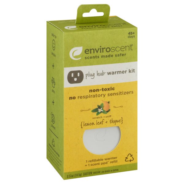 Enviroscent - Scnt Pod/Plug Lemon Thyme (Pack of 6-1 Ct) - Cozy Farm 