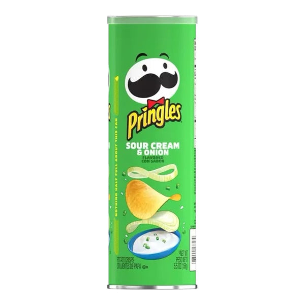 Pringles Sour Cream & Onion Potato Crisps, 175g