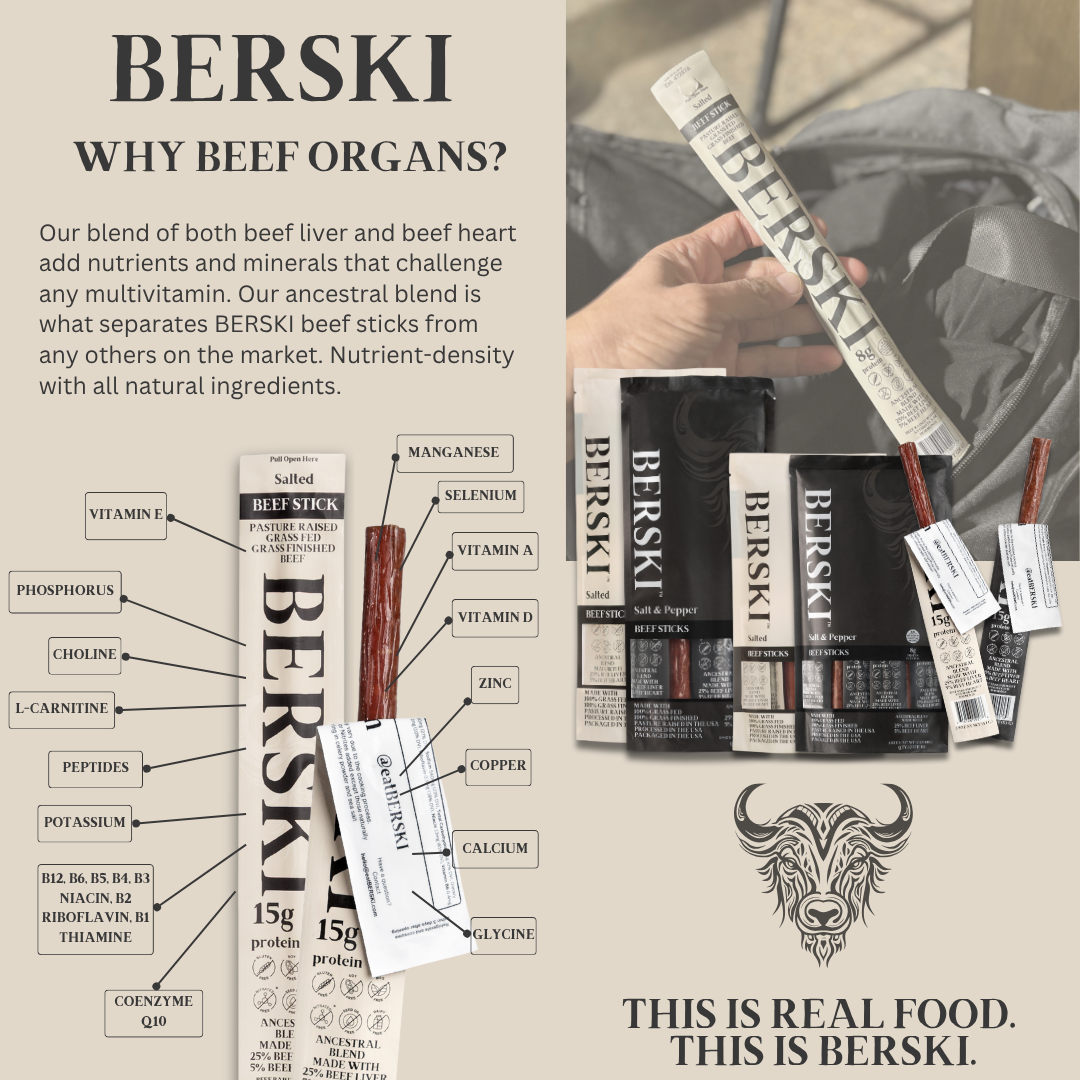 BERSKI 1 oz Ancestral Beef Stick - BUNDLE