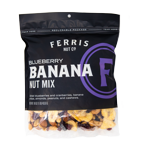 Ferris Nut Company - Nut Mix Blueberry Banana - Case Of 12-16 Ounces - Cozy Farm 